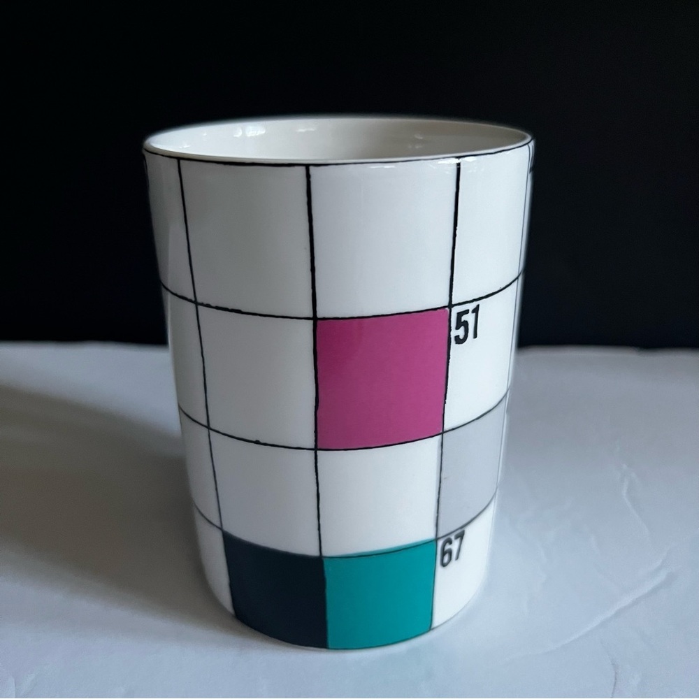 Kate Spade “Say The Word” Crossword Puzzle Mug by Lenox - Picture 2 of 9